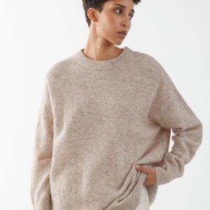 & Other Stories Oversized Alpaca Blend Sweater